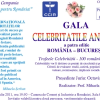 Gala Celebritatilor Anului - Celebritatea anului in Medicina